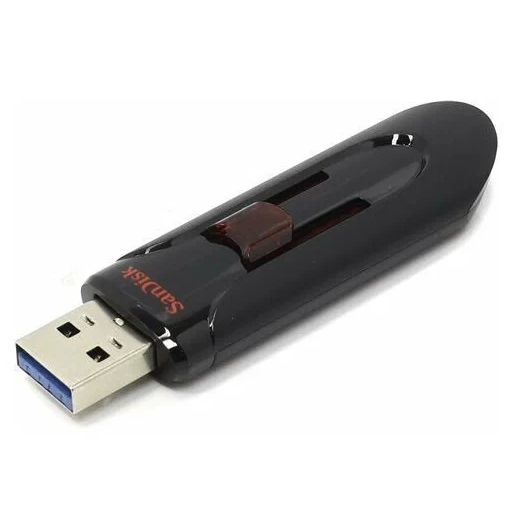 Флеш-накопитель USB 3.1 SanDisk 64Гб Flip iXpand (Type A + Lightning), Черный