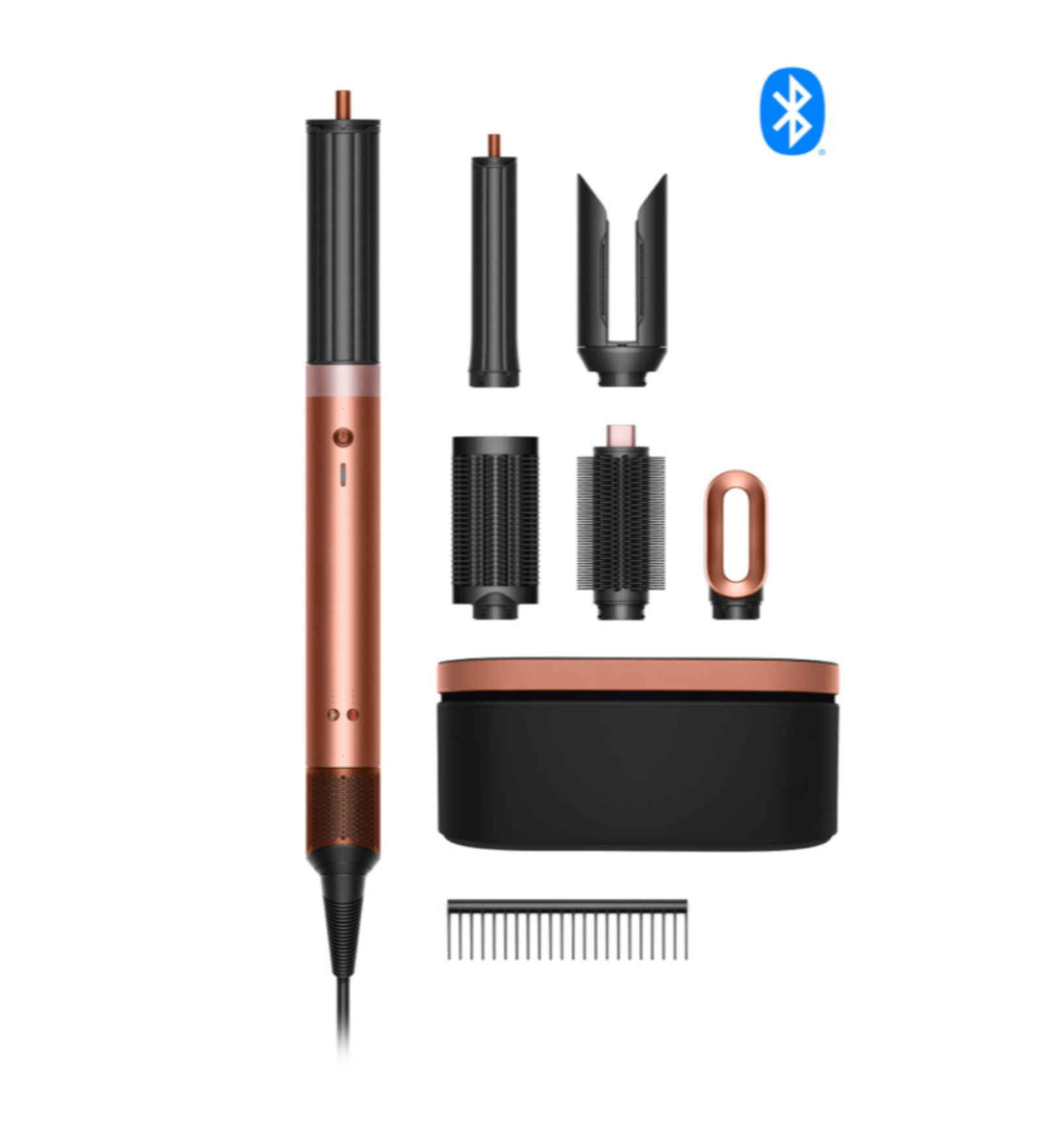 Стайлер Dyson Airwrap HS09 Co-anda 2x (Amber silk) - Подарочный кейс для хранения