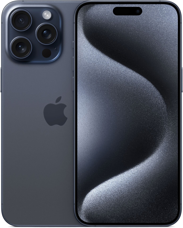 iPhone 15 Pro Max 512Гб (1sim + eSIM / 84%) Синий титан - Б/У ★★★☆☆
