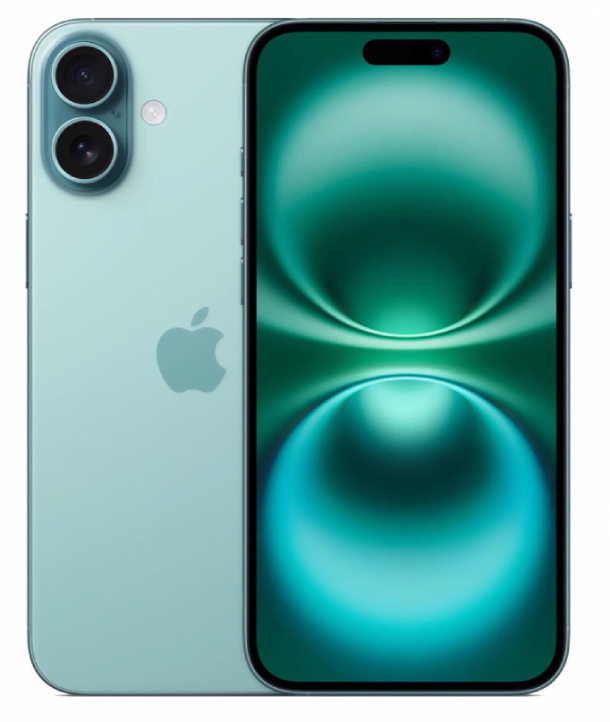 Смартфон Apple iPhone 16 512Гб (1 sim + eSIM) Морская бирюза