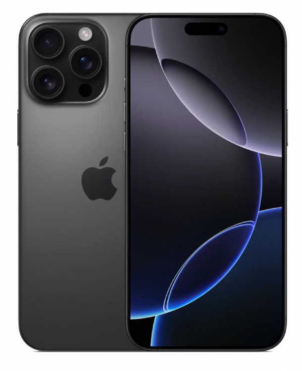 iPhone 16 Pro Max 512Гб (1 sim + eSIM / 88% / Без коробки) Черный титан - Б/У ★★★★☆