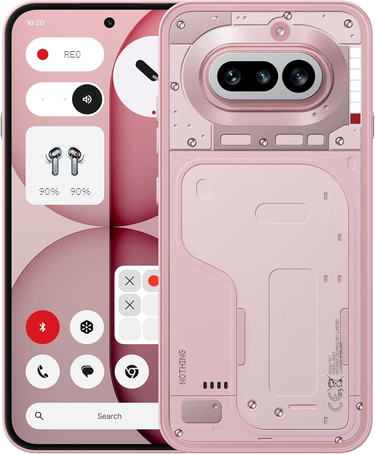 Смартфон Nothing Phone (4a) 12/256Гб, Розовый