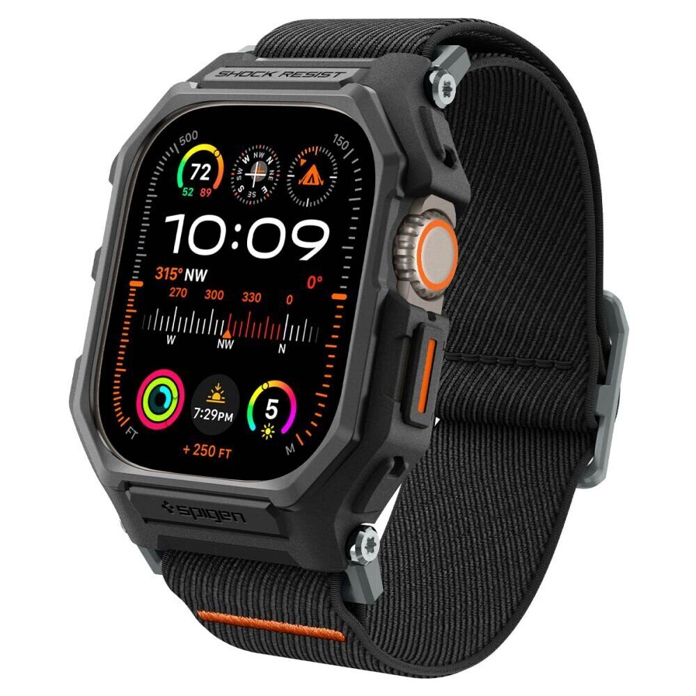 Ремешок+чехол SPIGEN LITE FIT ”PRO” для Apple Watch Ultra 1 / 2 (49 мм), Матовый черный