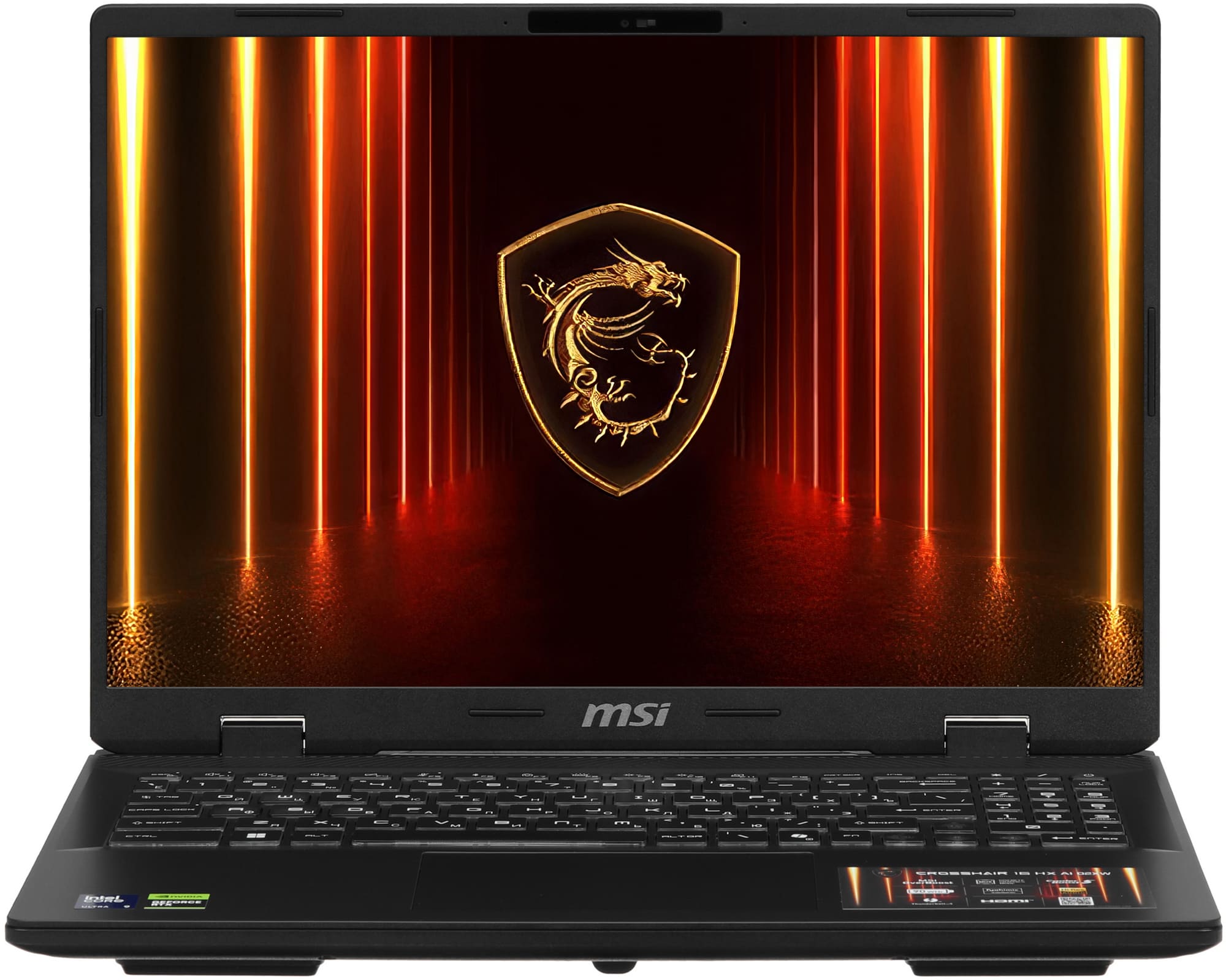 Ноутбук MSI Crosshair 16 HX AI D2XWFKG Core Ultra 7 255HX/16Гб/512Гб SSD/RTX 5060 8Гб/16" QHD+ 240Гц/DOS/Серый (9S7-15P421-234)