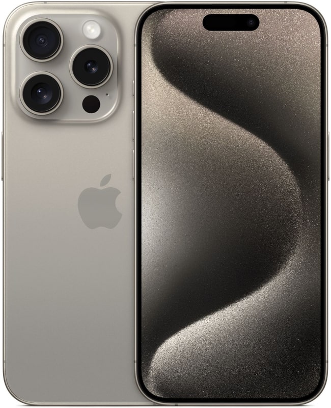 Apple iPhone 15 Pro 256Гб, eSIM, Натуральный титан