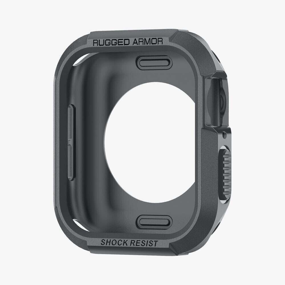 Защитный чехол SPIGEN RUGGED ARMOR для Apple Watch 4 / 5 / 6 / 7 / 8 / 9 / SE (44 / 45 мм), Темно-серый