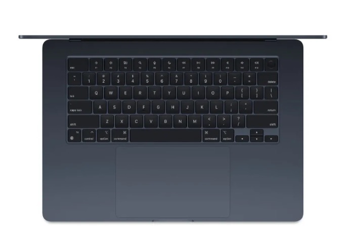Ноутбук Apple MacBook Air 15" (Early 2024) MRYU3 (8C CPU/10C GPU/M3/8Гб/256Гб SSD), Темная ночь
