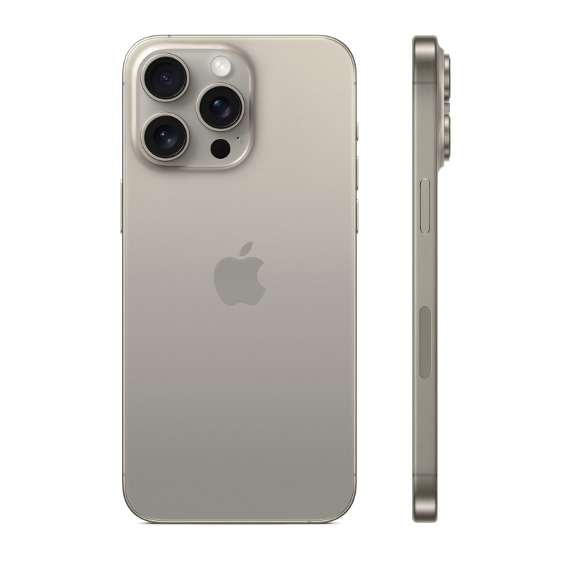 iPhone 15 Pro 256Гб (1 sim + eSIM / 86%) Натуральный титан - Б/У ★★★★★