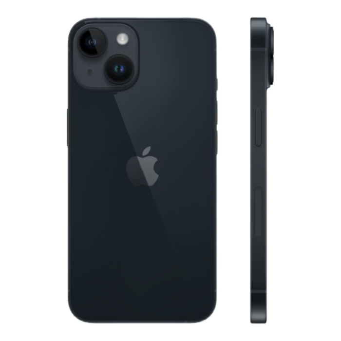 iPhone 14 128Гб (1sim + eSIM / 76%) Темная ночь - Б/У ★★★★☆