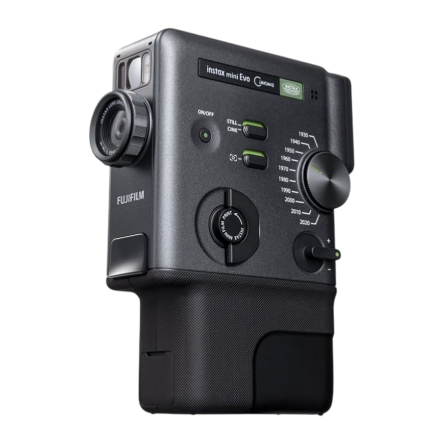 Гибридный фотоаппарат моментальной печати Fujifilm Instax Mini Evo Cinema, Черный в 
